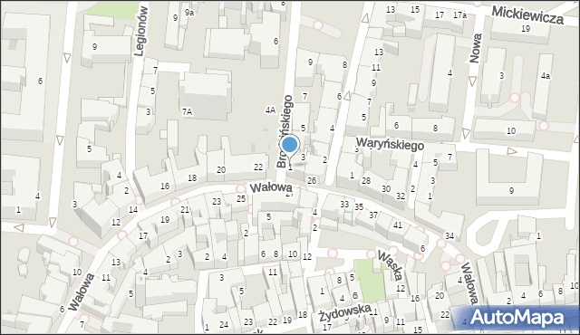 Tarnów, Brodzińskiego Kazimierza, 1, mapa Tarnów