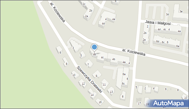 Tczew, Brzechwy Jana, 4d, mapa Tczew