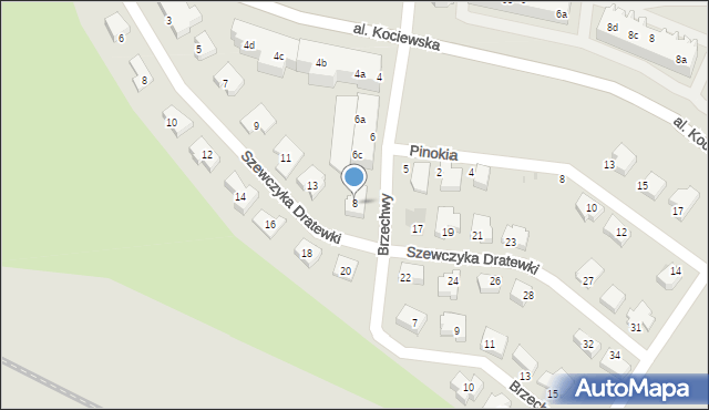 Tczew, Brzechwy Jana, 8, mapa Tczew