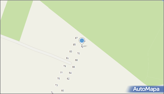 Tomaszowice, Brzozowa, 72, mapa Tomaszowice