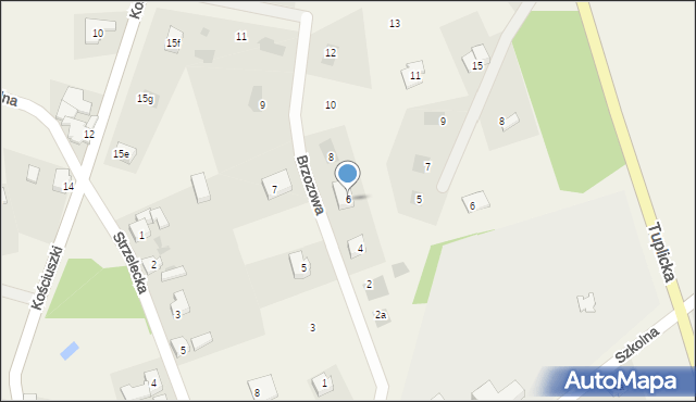 Trzebiel, Brzozowa, 6, mapa Trzebiel