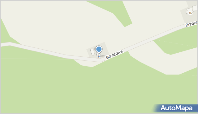 Urzuty, Brzozowa, 6, mapa Urzuty