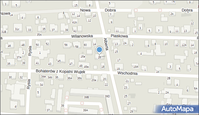 Warszawa, Brata Alberta, 16, mapa Warszawy