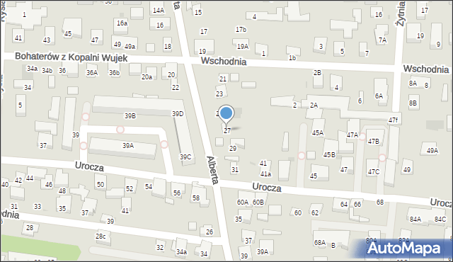 Warszawa, Brata Alberta, 27, mapa Warszawy
