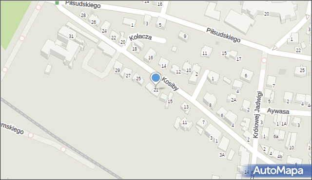 Wieliczka, Brata Kosiby Alojzego, 21, mapa Wieliczka