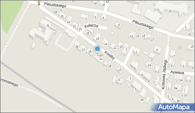 Wieliczka, Brata Kosiby Alojzego, 23, mapa Wieliczka