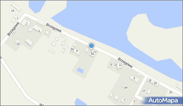 Wiślinka, Brzegowa, 8, mapa Wiślinka