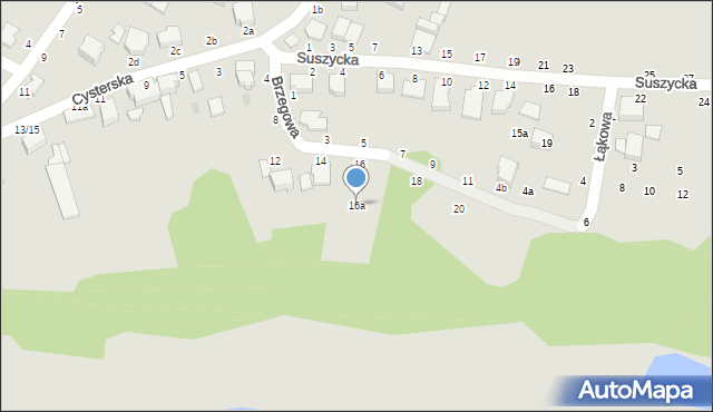 Włocławek, Brzegowa, 16a, mapa Włocławka