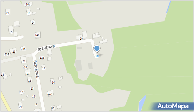 Wodzisław Śląski, Brzozowa, 18, mapa Wodzisławia Śląskiego