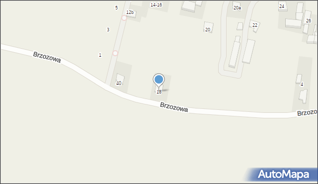 Wojnowice, Brzozowa, 18, mapa Wojnowice
