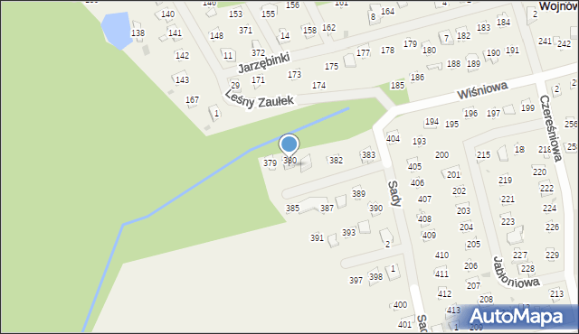 Wojnówko, Brzoskwiniowa, 6, mapa Wojnówko