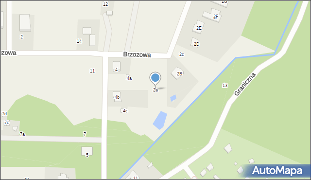 Wola Mrokowska, Brzozowa, 2a, mapa Wola Mrokowska