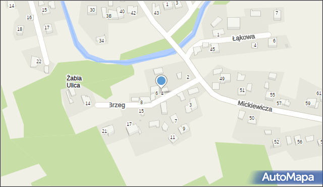 Wola Radziszowska, Brzeg, 4, mapa Wola Radziszowska