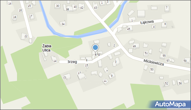 Wola Radziszowska, Brzeg, 6, mapa Wola Radziszowska