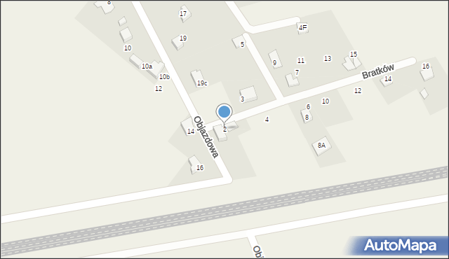 Zabrzeg, Bratków, 2, mapa Zabrzeg