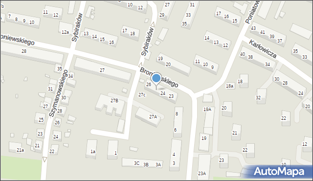 Zgorzelec, Broniewskiego Władysława, 25, mapa Zgorzelec