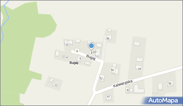 Bęczyn, Bugaj, 4, mapa Bęczyn