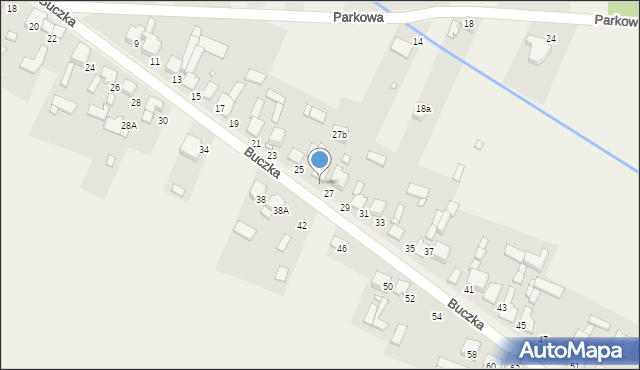 Boguchwałowice, Buczka, 27A, mapa Boguchwałowice