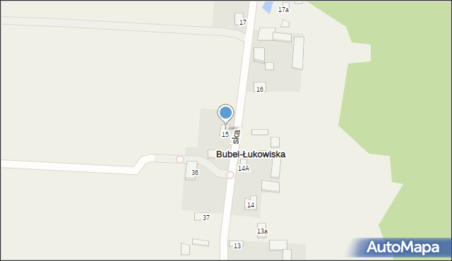 Bubel-Łukowiska, Bubel-Łukowiska, 15A, mapa Bubel-Łukowiska