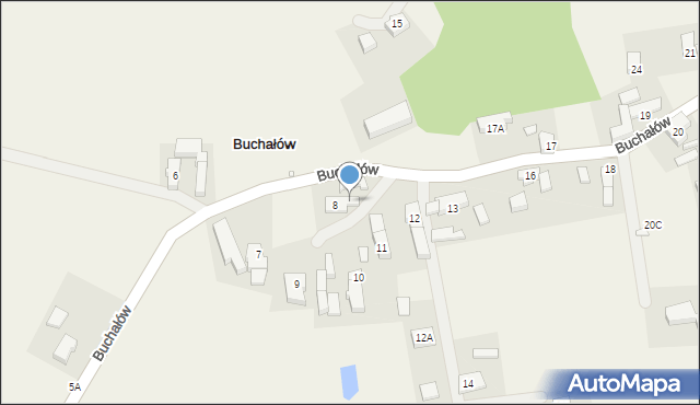 Buchałów, Buchałów, 8a, mapa Buchałów