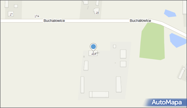 Buchałowice, Buchałowice, 41A, mapa Buchałowice