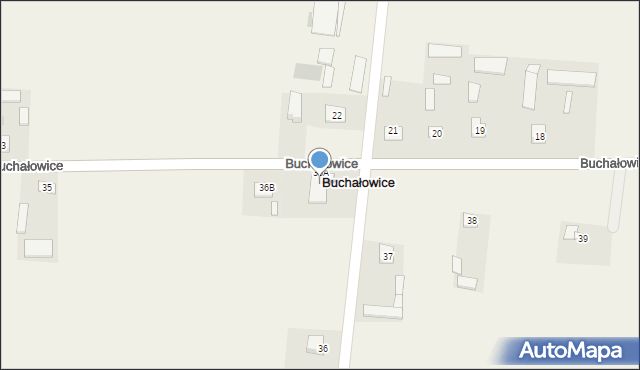 Buchałowice, Buchałowice, 96A, mapa Buchałowice