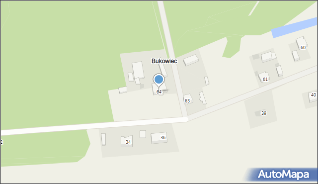 Bucharzewo, Bucharzewo, 64, mapa Bucharzewo