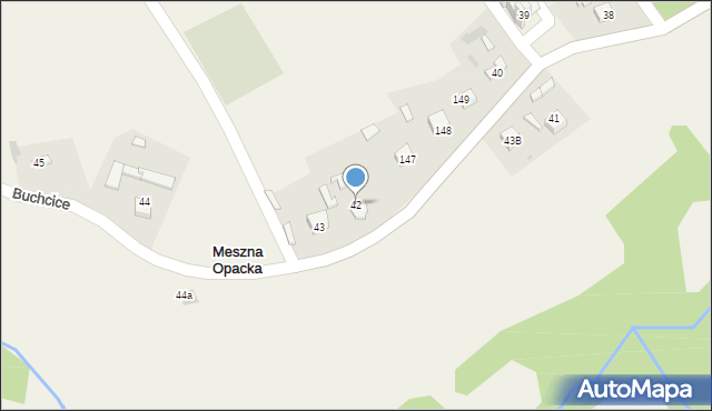 Buchcice, Buchcice, 42, mapa Buchcice