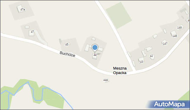 Buchcice, Buchcice, 44, mapa Buchcice