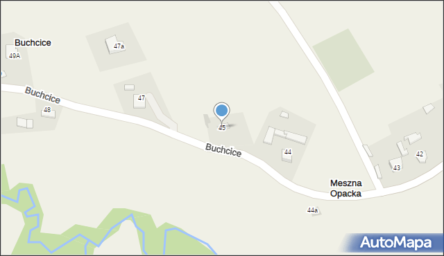 Buchcice, Buchcice, 45, mapa Buchcice