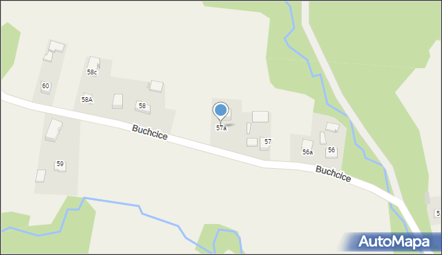 Buchcice, Buchcice, 57a, mapa Buchcice