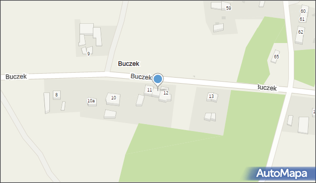 Buczek, Buczek, 11/2, mapa Buczek