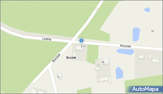 Buczek, Buczek, 3, mapa Buczek