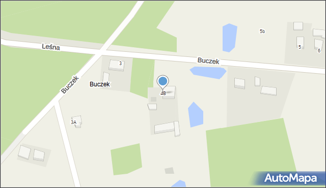 Buczek, Buczek, 4B, mapa Buczek