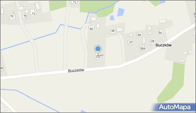 Buczków, Buczków, 152, mapa Buczków