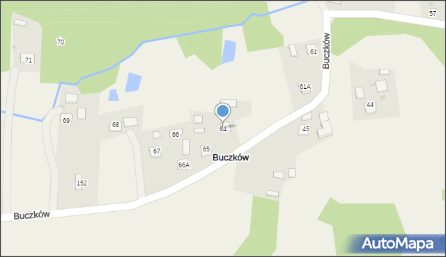 Buczków, Buczków, 64, mapa Buczków