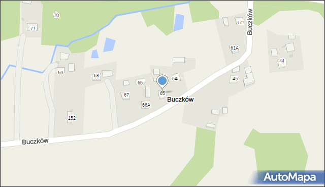 Buczków, Buczków, 65, mapa Buczków