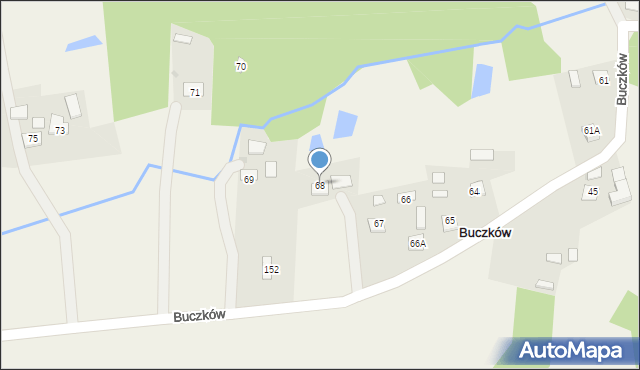 Buczków, Buczków, 68, mapa Buczków