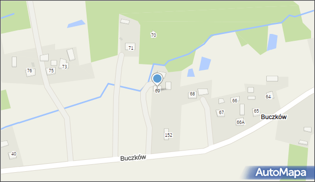 Buczków, Buczków, 69, mapa Buczków