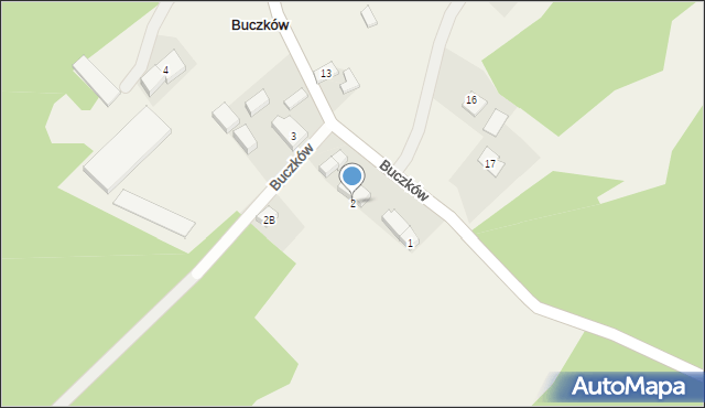 Buczków, Buczków, 2, mapa Buczków