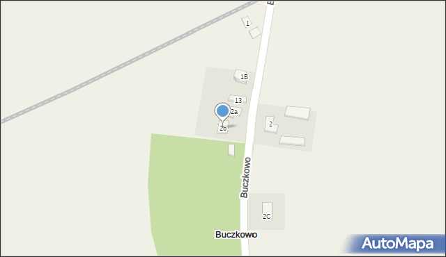 Buczkowo, Buczkowo, 2b, mapa Buczkowo