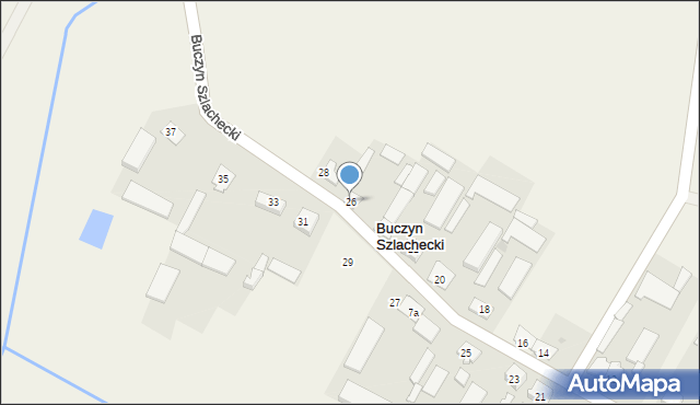 Buczyn Szlachecki, Buczyn Szlachecki, 26, mapa Buczyn Szlachecki