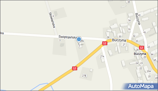 Buczyna, Buczyna, 28, mapa Buczyna