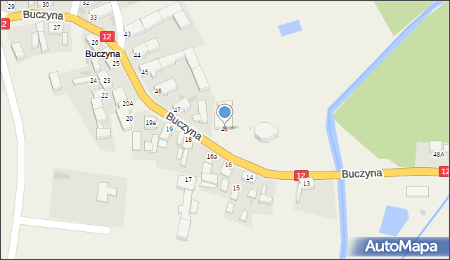 Buczyna, Buczyna, 48, mapa Buczyna