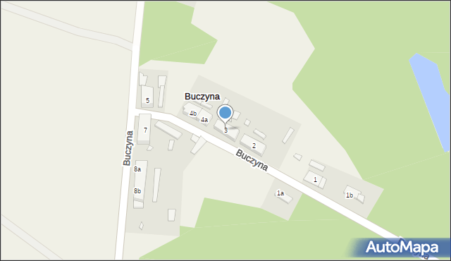 Buczyna, Buczyna, 3, mapa Buczyna