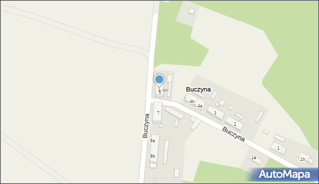 Buczyna, Buczyna, 5, mapa Buczyna