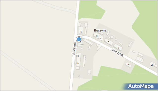 Buczyna, Buczyna, 7B, mapa Buczyna