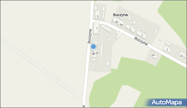 Buczyna, Buczyna, 8b, mapa Buczyna