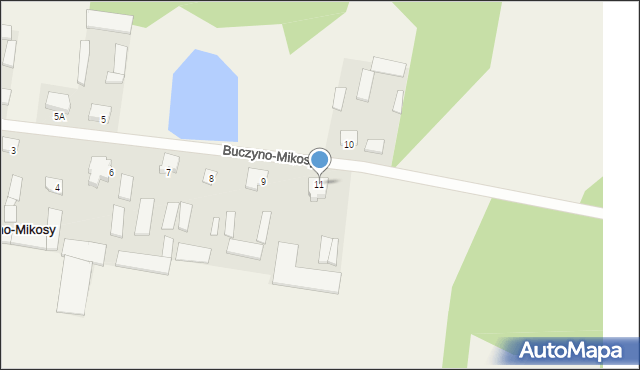 Buczyno-Mikosy, Buczyno-Mikosy, 11, mapa Buczyno-Mikosy