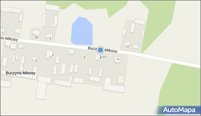 Buczyno-Mikosy, Buczyno-Mikosy, 9, mapa Buczyno-Mikosy